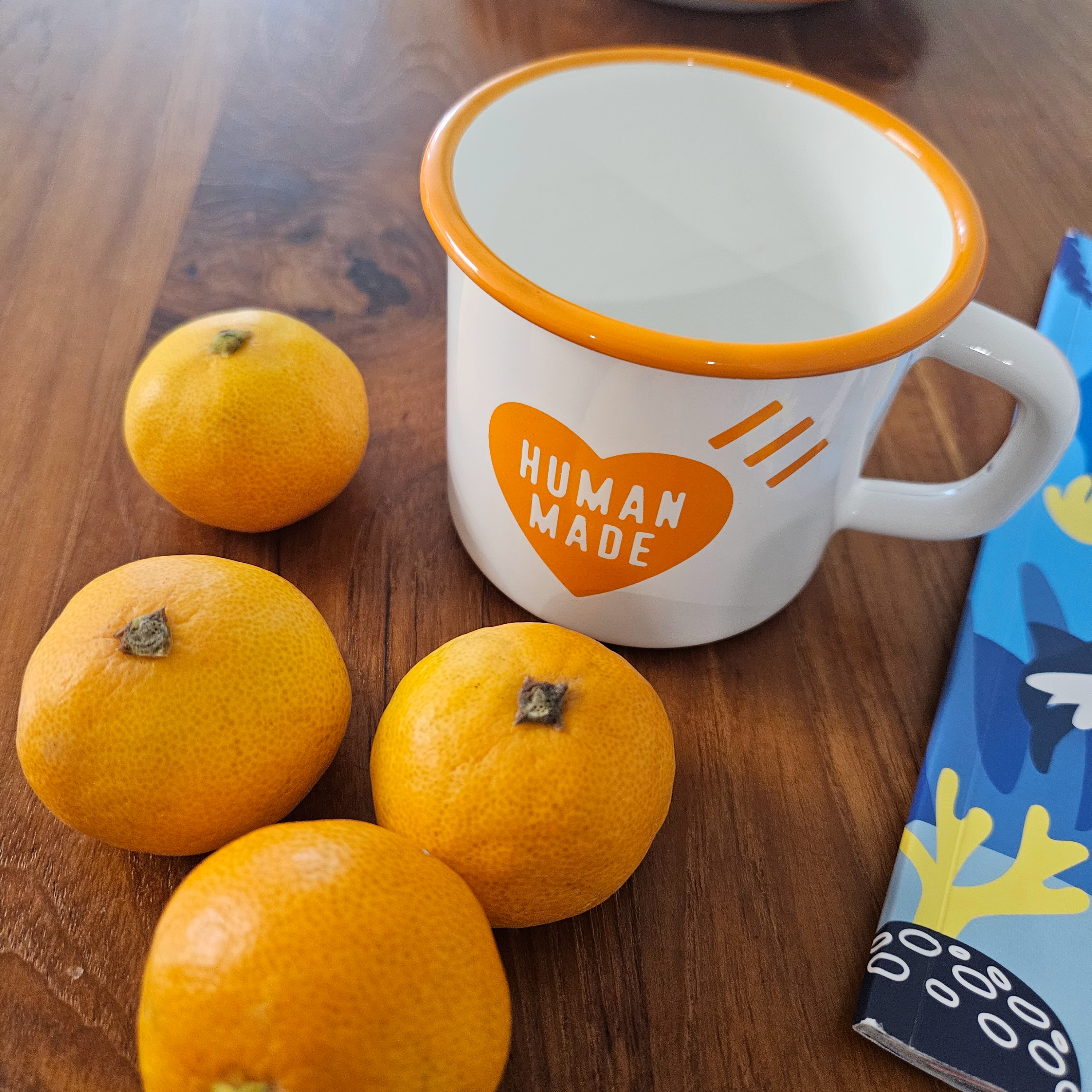 Human Made Enamel Plate 180mm Orange, Human Made Enamel Mug 270ml Orange 착용 스타일 - 3