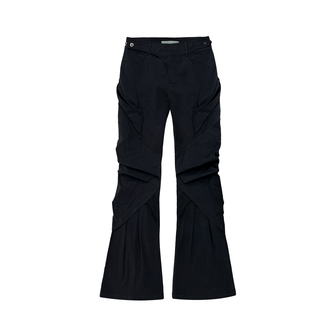 디프런티스 로우 라이즈 팬츠 블랙(DIFFERENTIS Low-rise Pants Black)