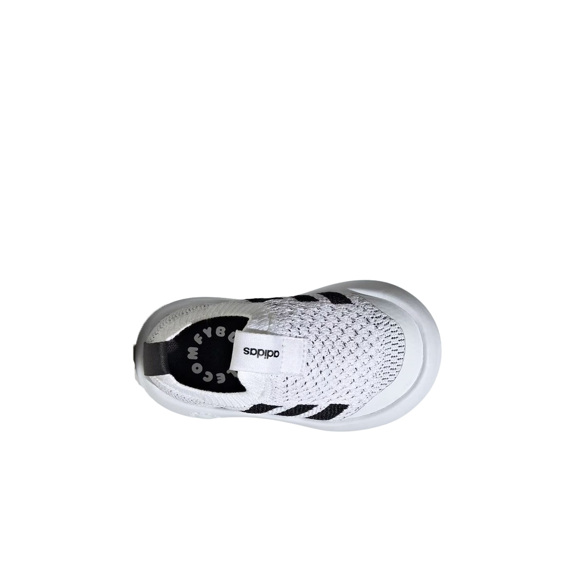(인펀트) 아디다스 버블컴피 클라우드 화이트 코어 블랙((Infant) Adidas Bubblecomfy Cloud White Core Black) - 2