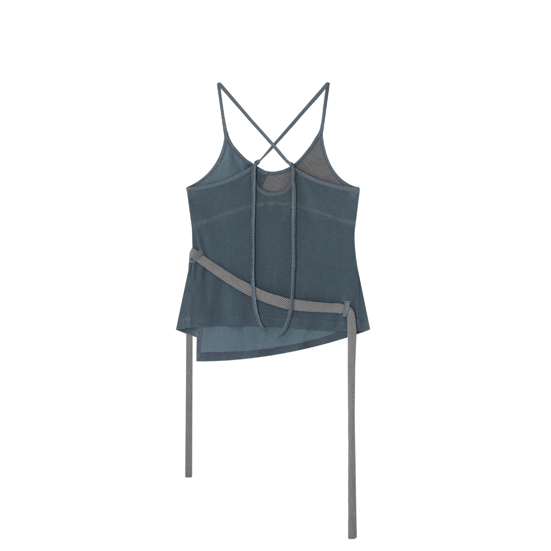 디프런티스 버튼 스트랩 슬리브리스 포레스트(DIFFERENTIS Button Strap Sleeveless Forest) - 2