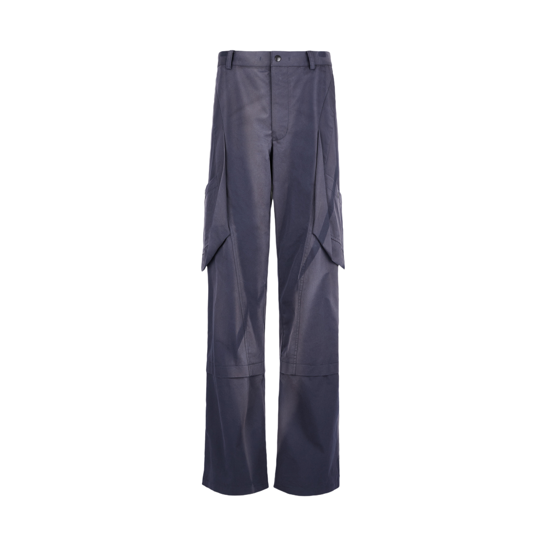 지용 킴 썬 블리치드 드레이프드 포켓 트라우저 네이비(Jiyong Kim Sun Bleached Draped Pocket Trousers Navy)