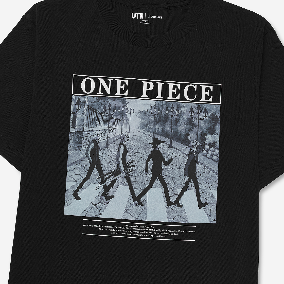 유니클로 UT 원피스 그래픽 티셔츠 블랙 - KR(Uniqlo UT One Piece Graphic T-Shirt Black - KR) - 3
