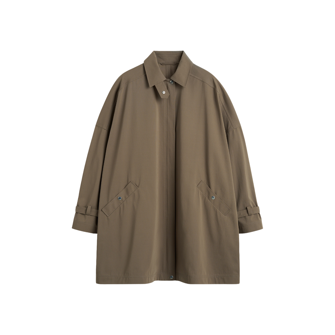 (W) 토템 오버사이즈 트렌치 자켓 헤이즐((W) Toteme Oversized Trench Jacket Hazel)