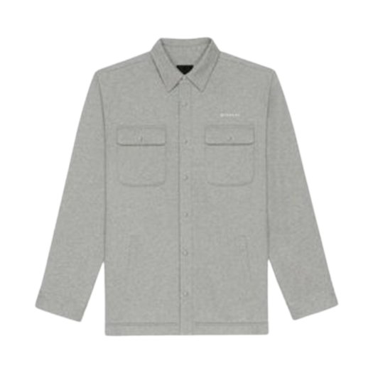BM60Z13YHU-055 Givenchy Cotton Shirt Light Grey Melange