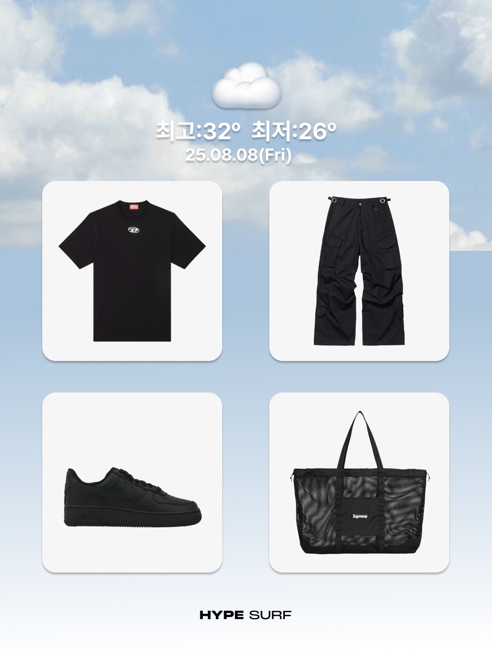 Levi's x Oasis Deca Logo T-Shirt Black, Dickies Loose Fit 13 Inch Flat Front Work Shorts Black 착용 스타일 - 6