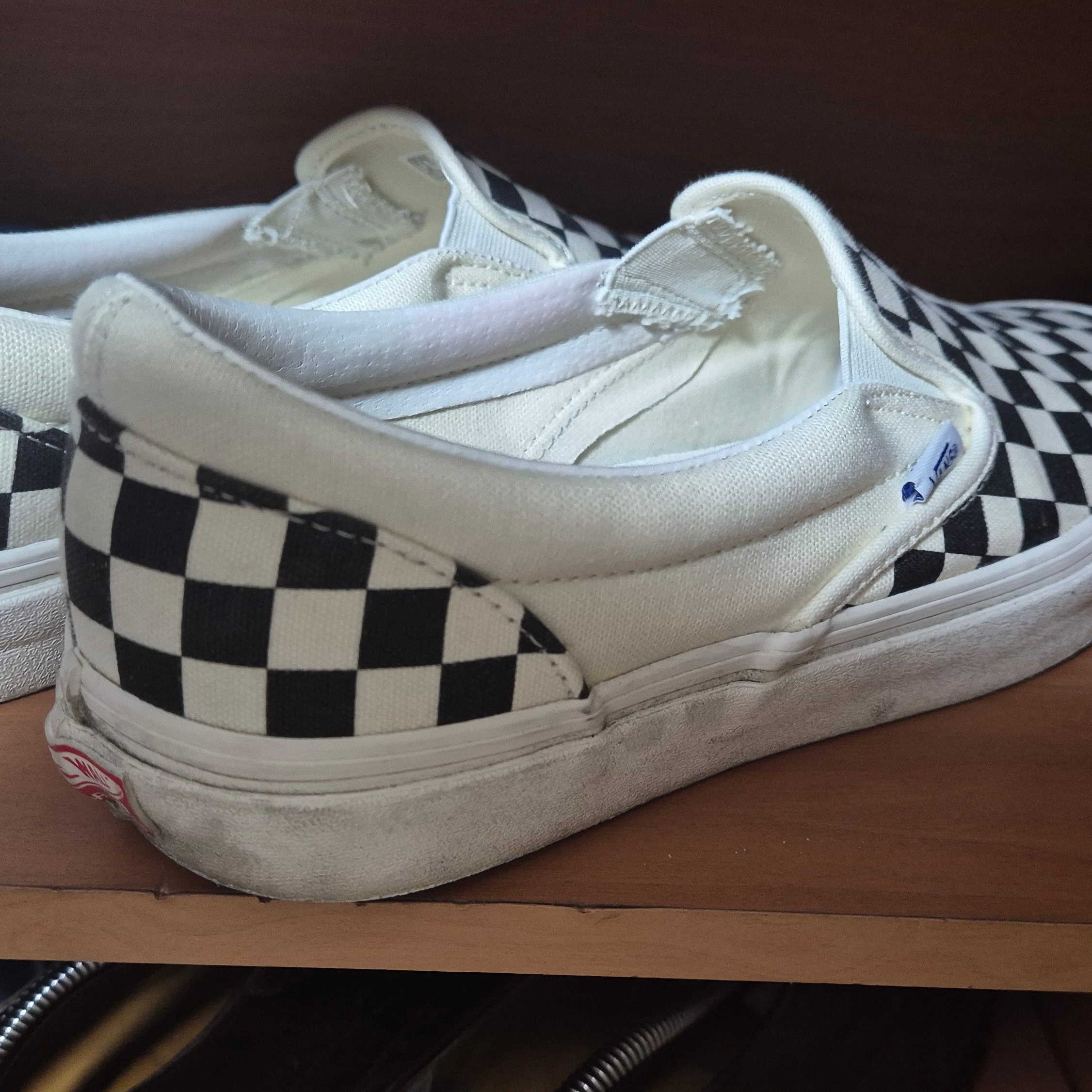 Vans Vault OG Classic Slip-On Checkerboard 착용 스타일