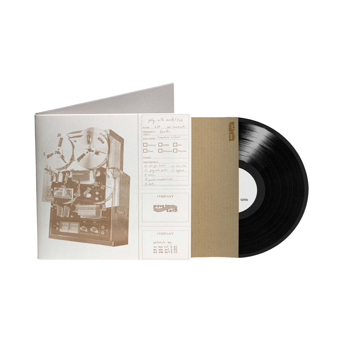 웨이브 투 어스 플레이 위드 어스! 0.03 LP 블랙(Wave to Earth Play With Earth! 0.03 LP Black)