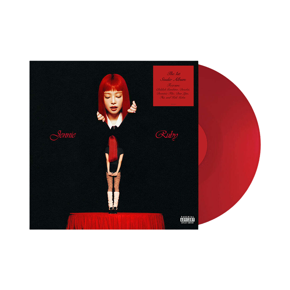 제니 정규 1집 루비 LP 오파크 레드(Jennie 1st Album Ruby LP Opaque Red)