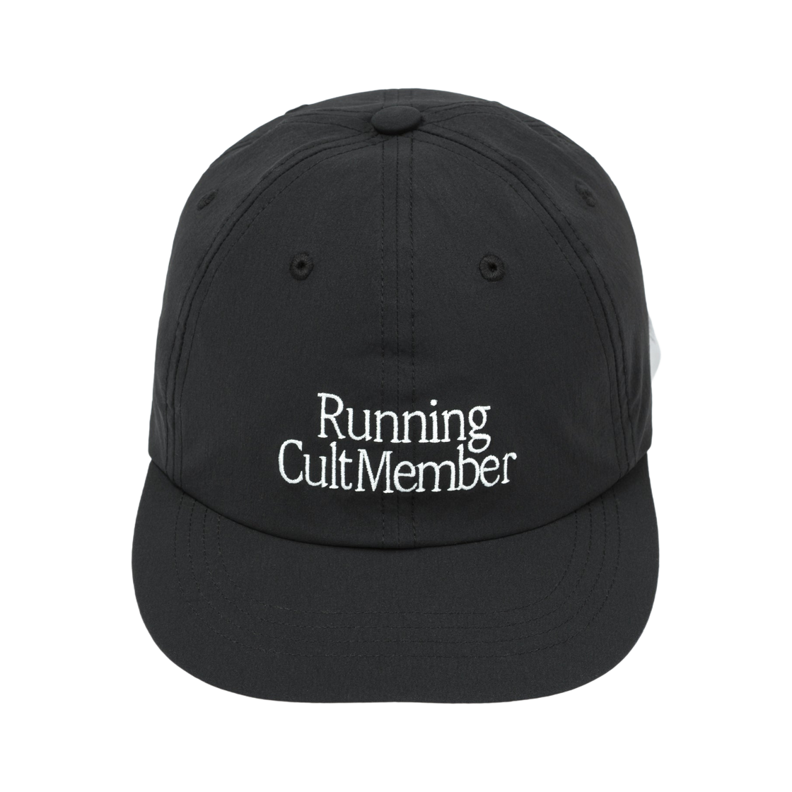 새티스파이 피스쉘 러닝 캡 블랙(Satisfy Peaceshell Running Cap Black)