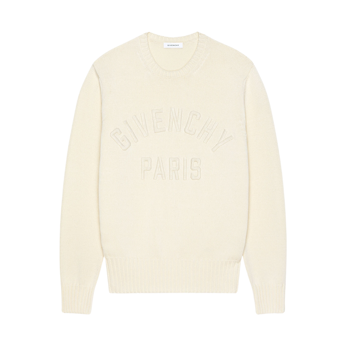 BM90W04YNM-150 Givenchy Paris Cotton Sweater Ecru