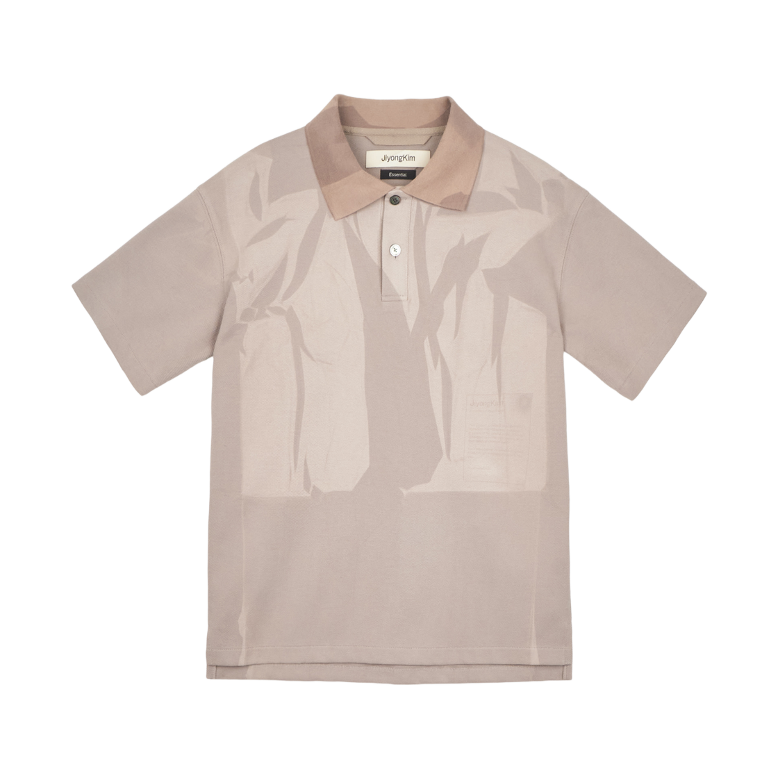 - Jiyong Kim Sun Bleached Pack Polo T-Shirt Beige