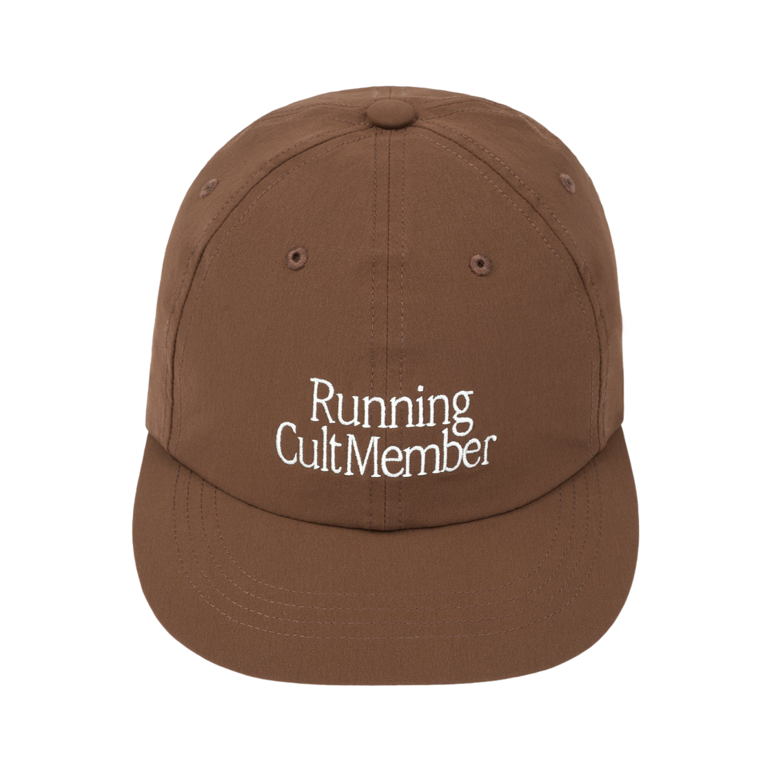 31016-BR-RCM Satisfy Peaceshell Running Cap Brown