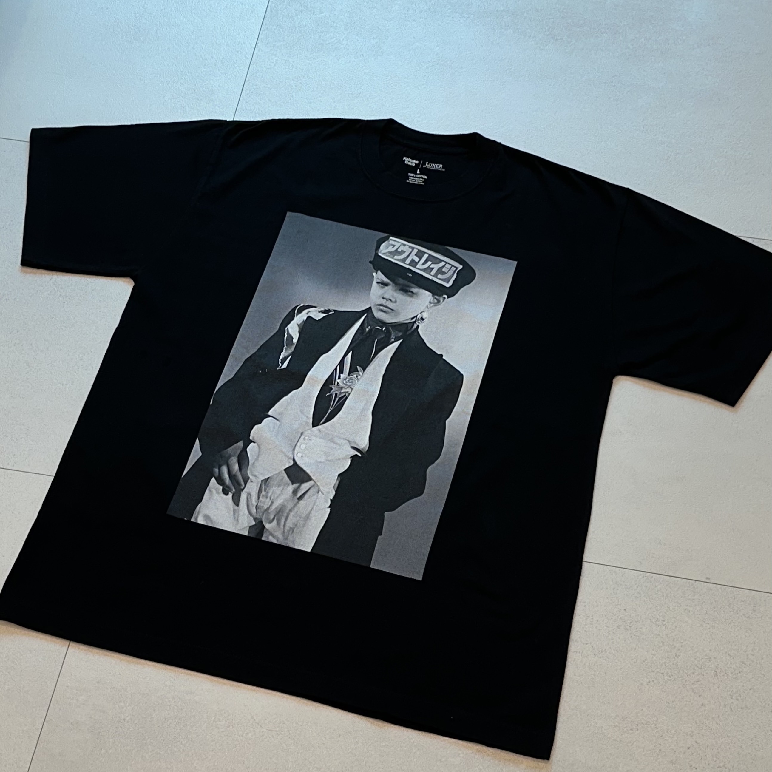 Neighborhood BF S/S T-Shirt Black 착용 스타일 - 1