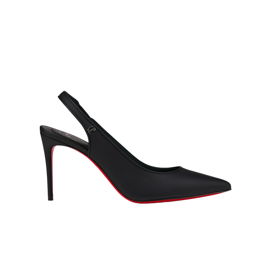 (W) 크리스찬 루부탱 스포티 케이트 슬링백 85mm 펌프스 블랙((W) Christian Louboutin Sporty Kate Slingback 85mm Pumps Black) - 1