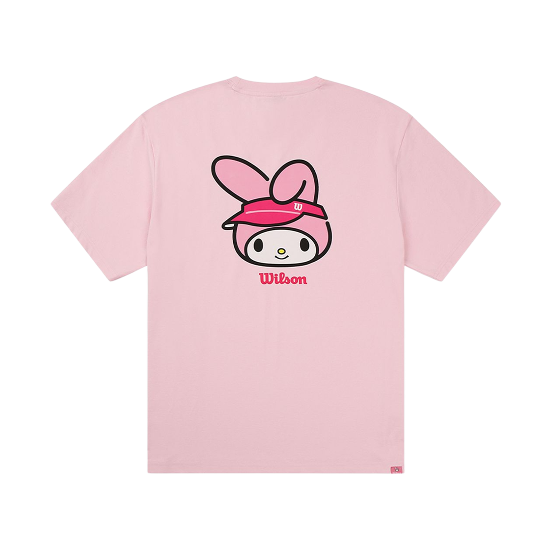 윌슨 x 산리오 캐릭터즈 마이 멜로디 그래픽 티셔츠 라이트 핑크(Wilson x Sanrio Characters My Melody Graphic T-Shirt Light Pink)