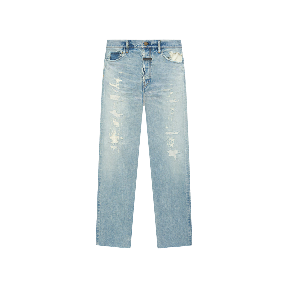 피어 오브 갓 리페어드 클래식 5 포켓 리페어드 미디움 인디고(Fear of God Repaired Classic 5 Pocket Repaired Medium Indigo)