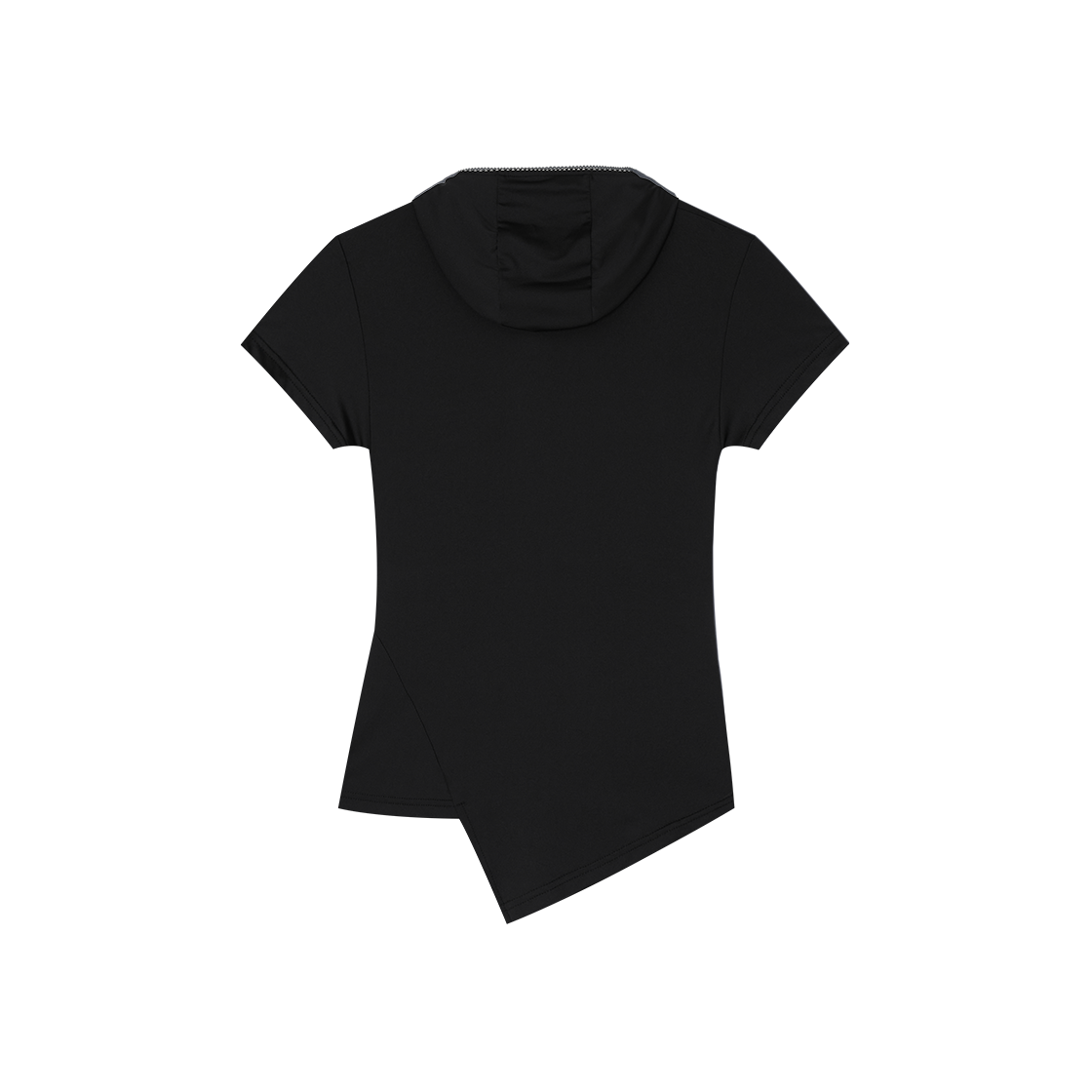 디프런티스 후드 드레이프 탑 블랙(DIFFERENTIS Hooded Drape Top Black) - 2