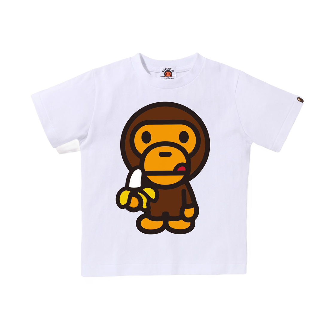 - (Kids) BAPE Baby Milo Banana T-Shirt White