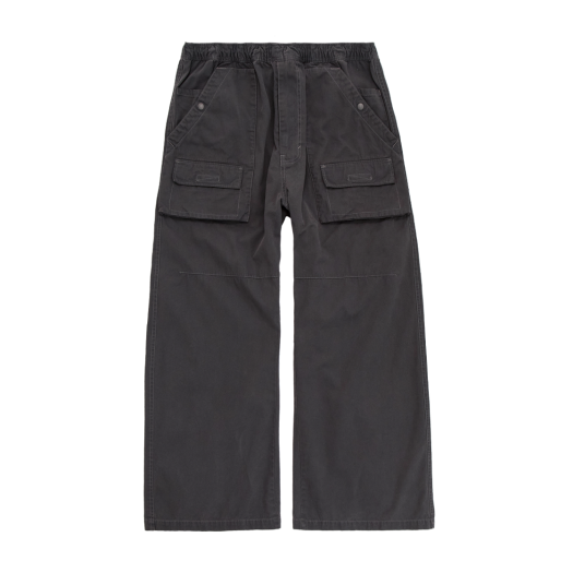 PL5OPT5032A1 Polyteru Front Cargo Pants 1.2v Charcoal