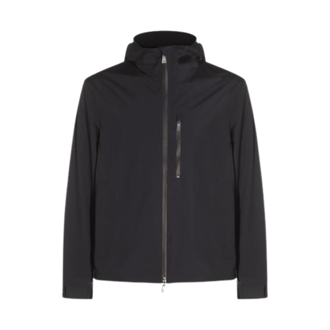 11AMK62-3930 Add Lightweight Hooded Jacket Black