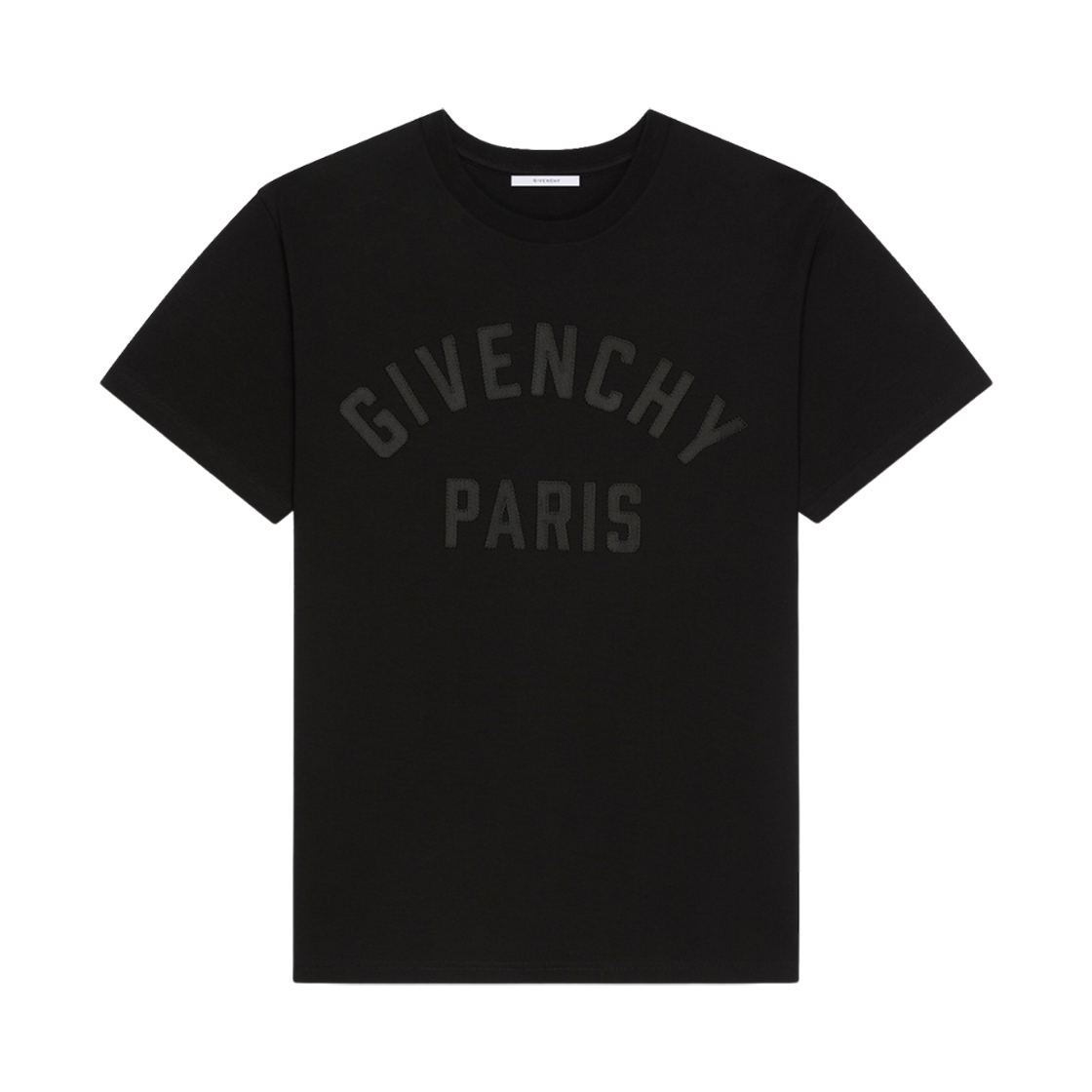 지방시 파리 코튼 티셔츠 블랙(Givenchy Paris Cotton T-Shirt Black)