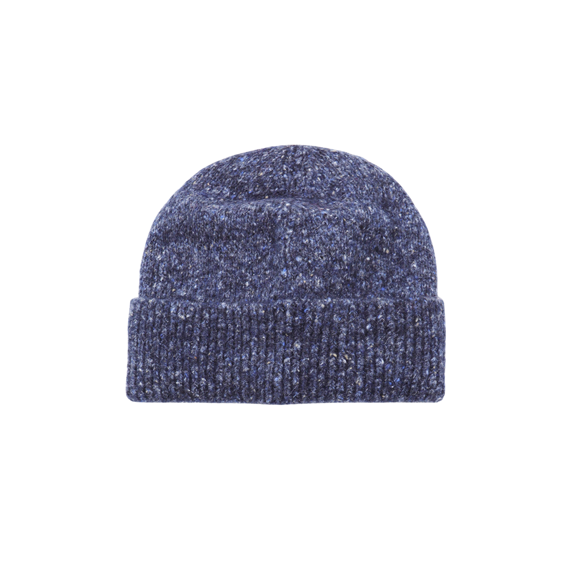 MOH90809-C3989 Brunello Cucinelli Alpaca Wool Silk and Cotton Knit Beanie Blue