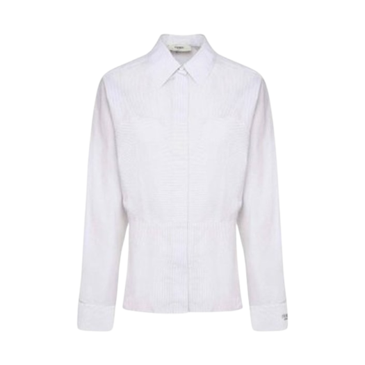 FS8204AWZXF0ZNM (W) Fendi Striped Shirt White