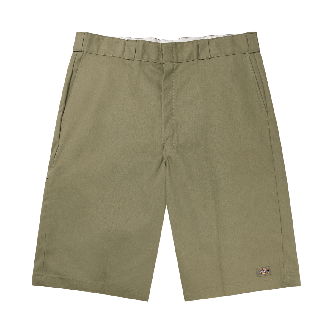 디키즈 루즈핏 13인치 플랫 프런트 워크 쇼츠 카키(Dickies Loose Fit 13 Inch Flat Front Work Shorts Khaki)