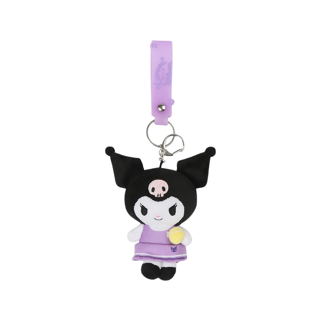 윌슨 x 산리오 캐릭터즈 쿠로미 플러시 키링 퍼플(Wilson x Sanrio Characters Kuromi Plush Keyring Purple)
