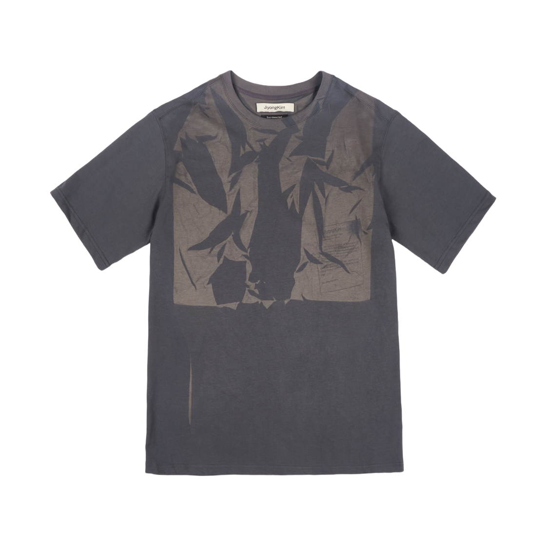 - Jiyong Kim Sun Bleached Pack T-Shirt Charcoal