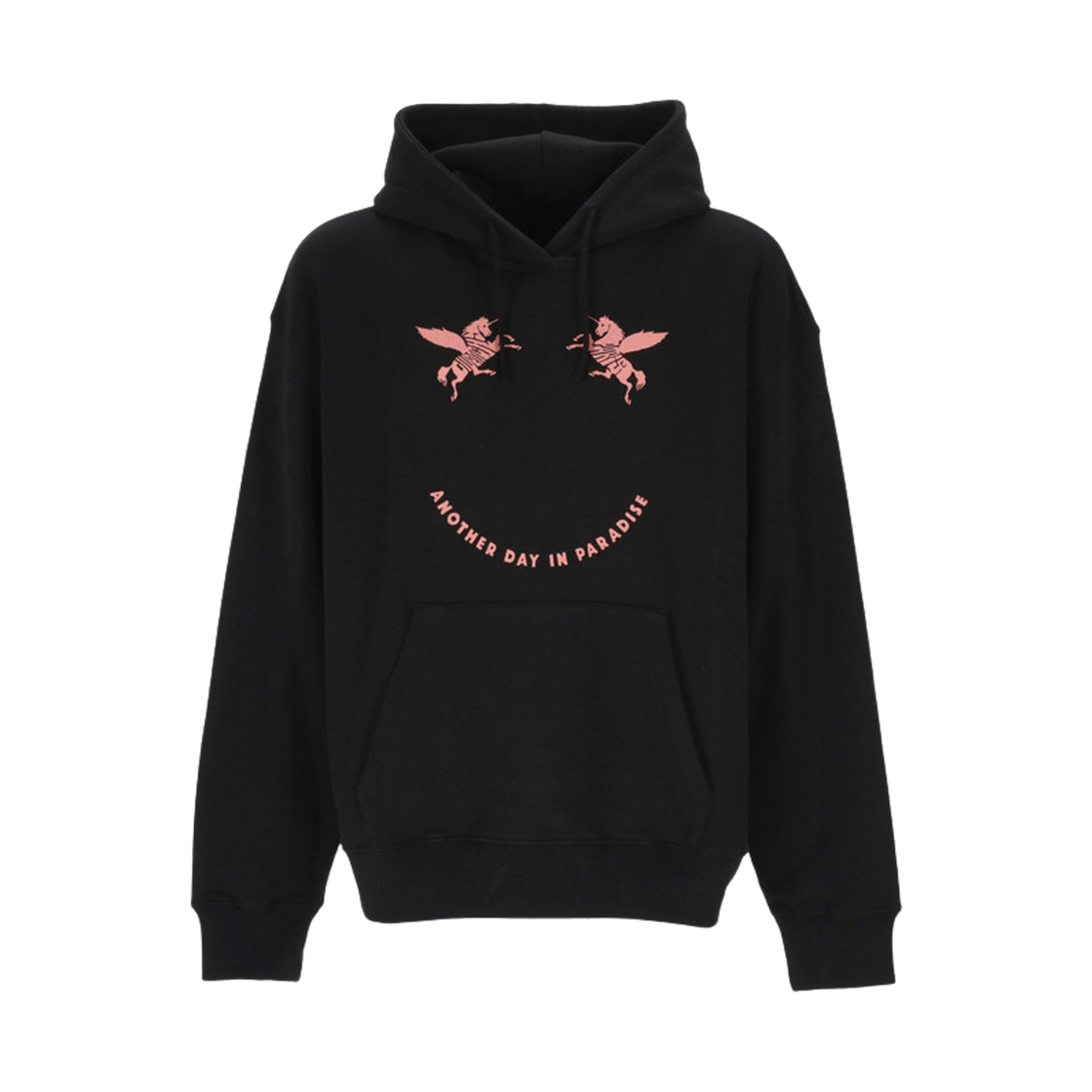 BMJ0LA3YQ7-001 Givenchy Unicorn Cotton Hoodie Black