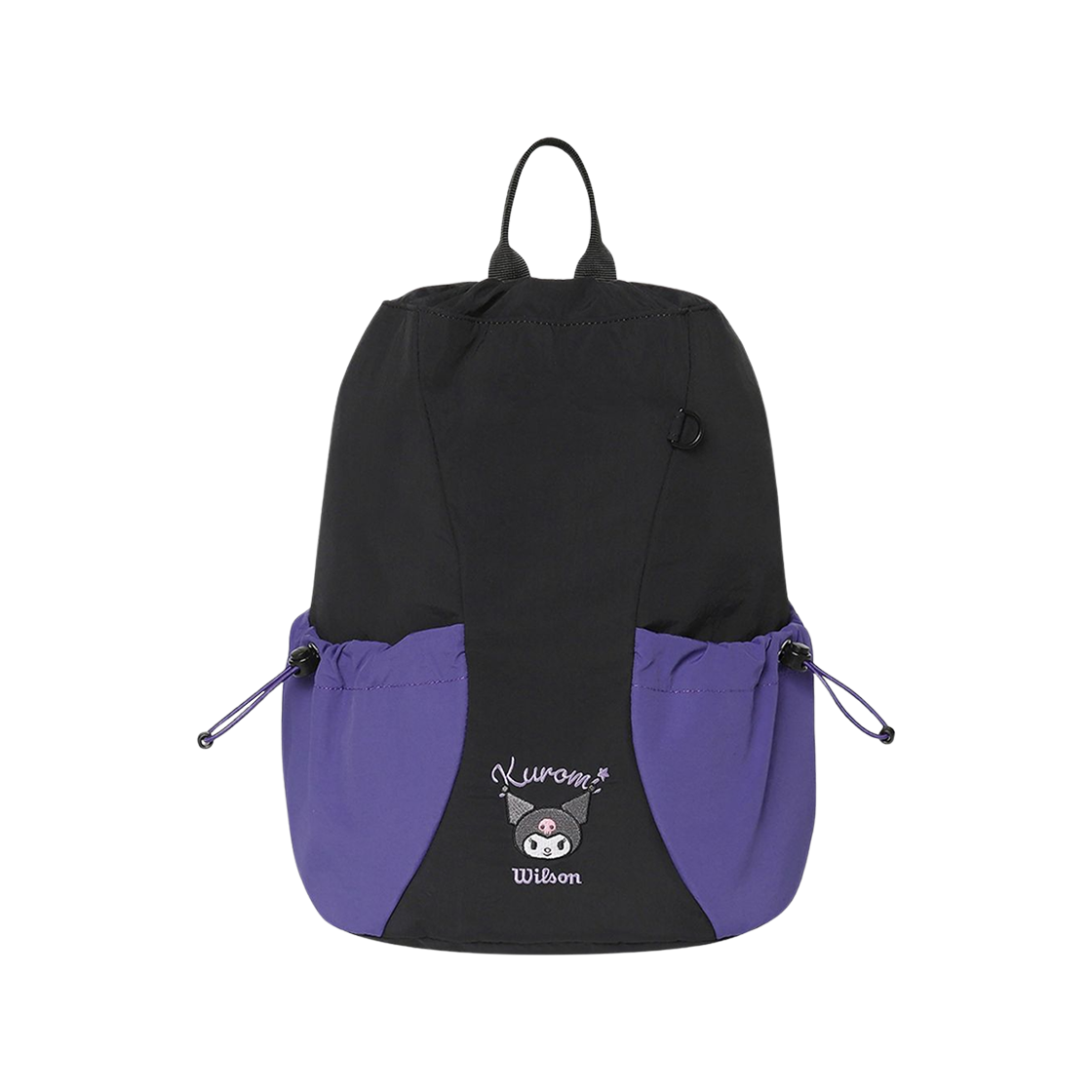 W253006XBP81 Wilson x Sanrio Characters Kuromi Mini Backpack Black