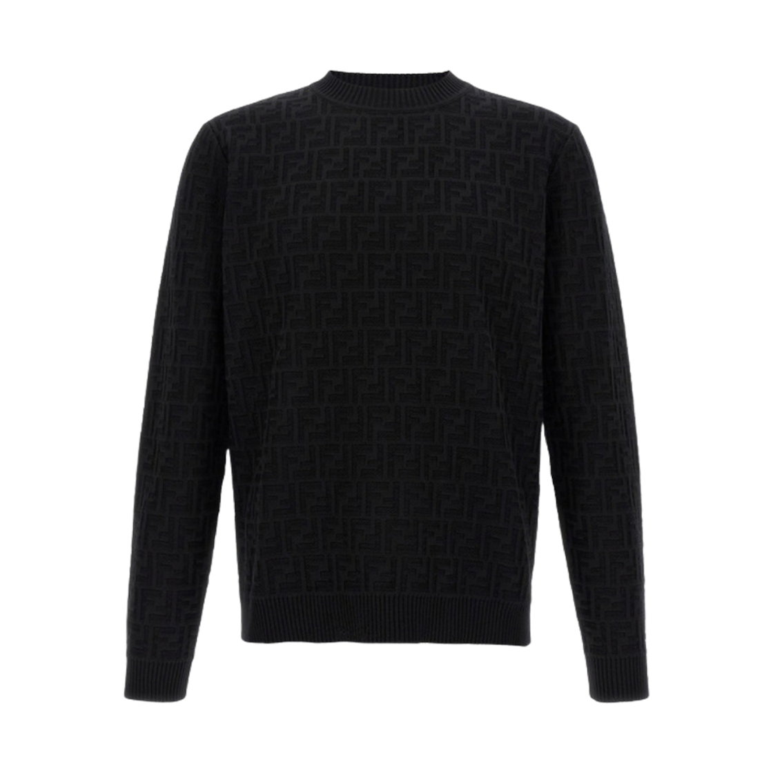 FZX091AUW0F0QA1 Fendi Cotton Knit Black