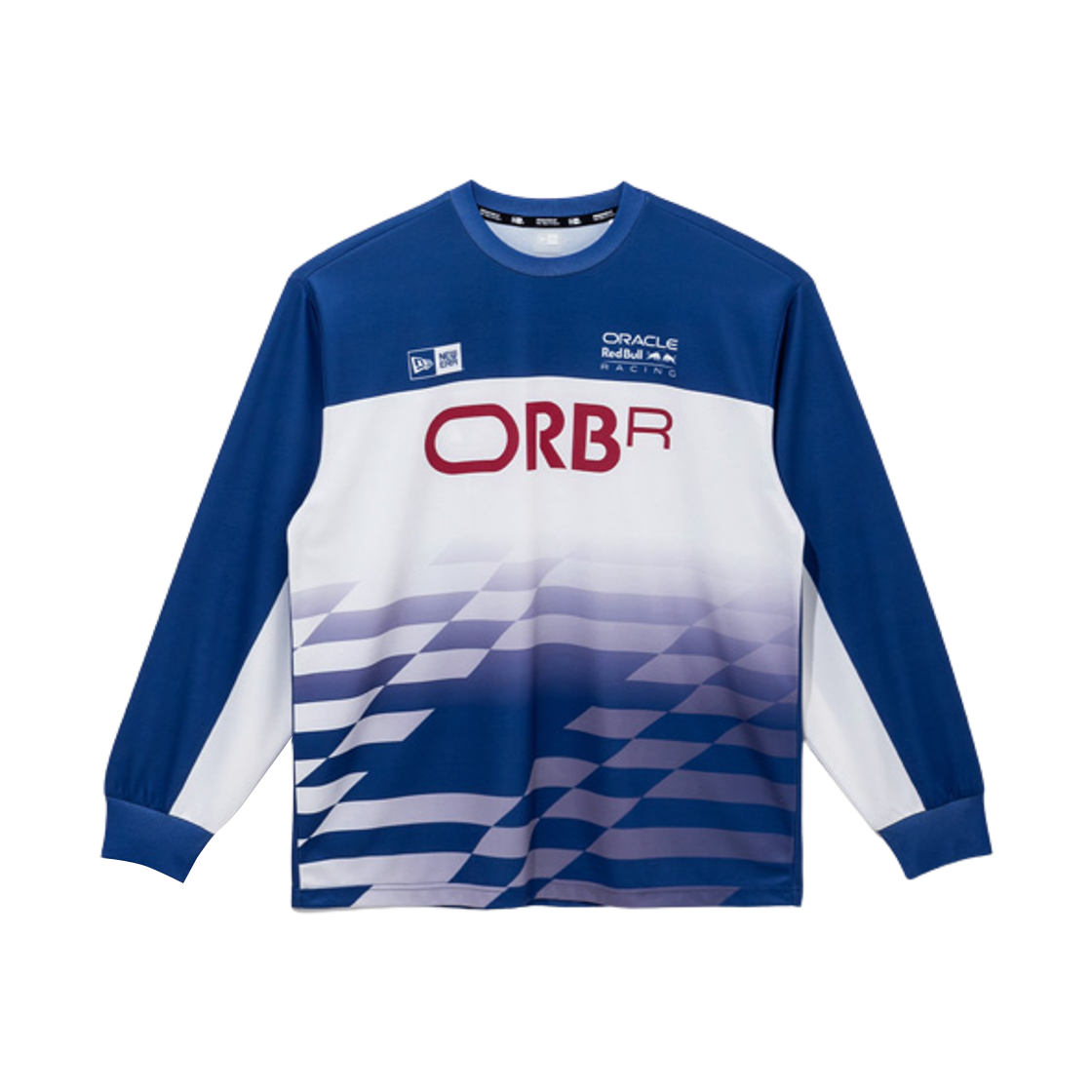 뉴에라 x 오라클 레드불 레이싱 롱슬리브 티셔츠 블루(New Era x Oracle Red Bull Racing Long Sleeve T-Shirt Blue)
