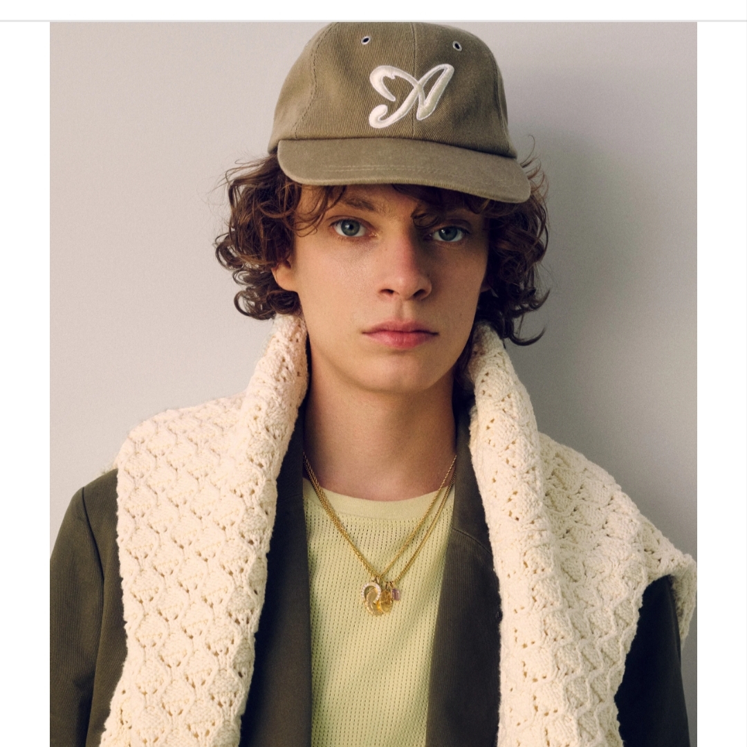 Aime Leon Dore Washed A Logo Hat Seagrass 착용 스타일