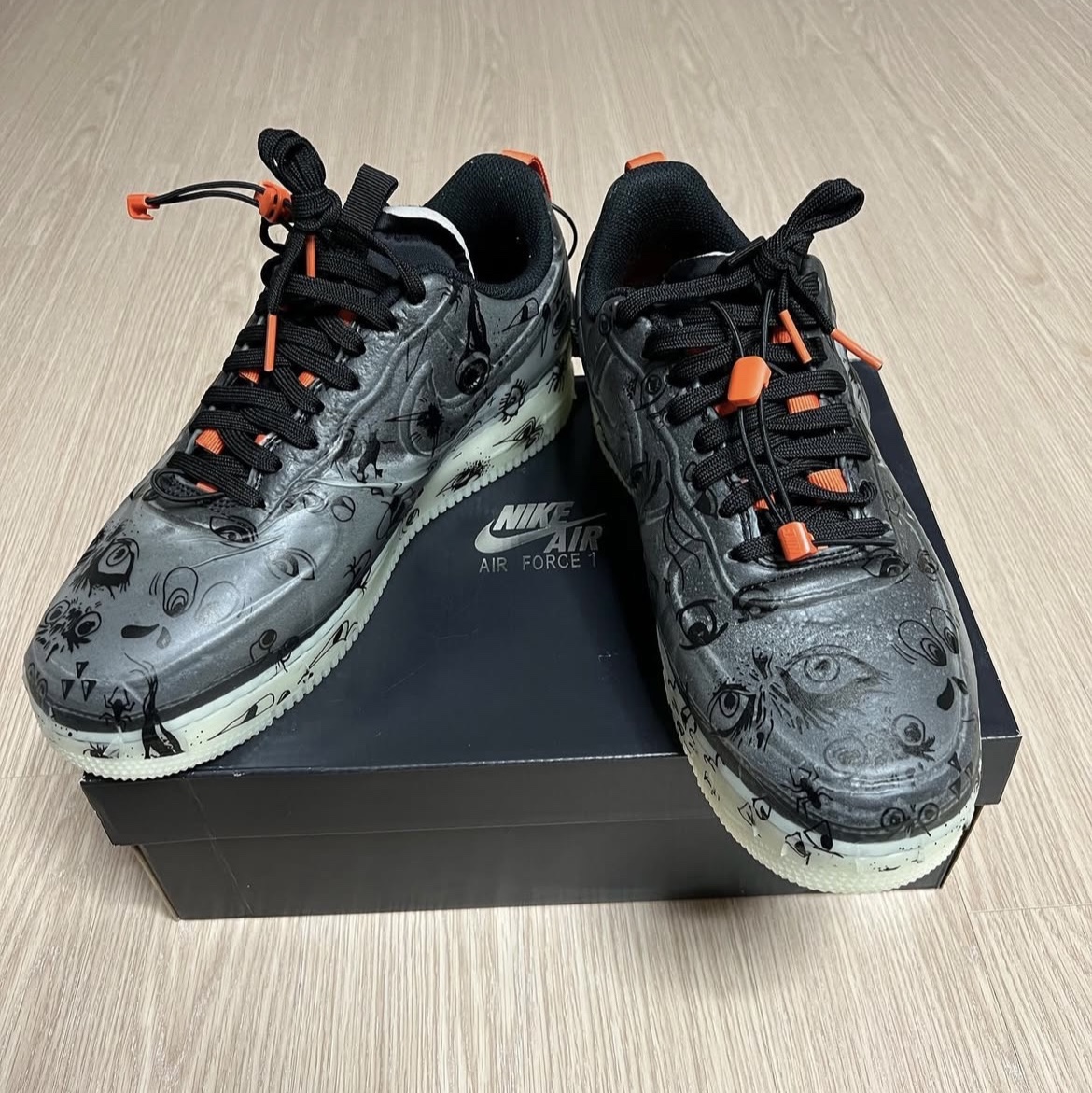 Nike Air Force 1 Low Experimental Halloween 착용 스타일