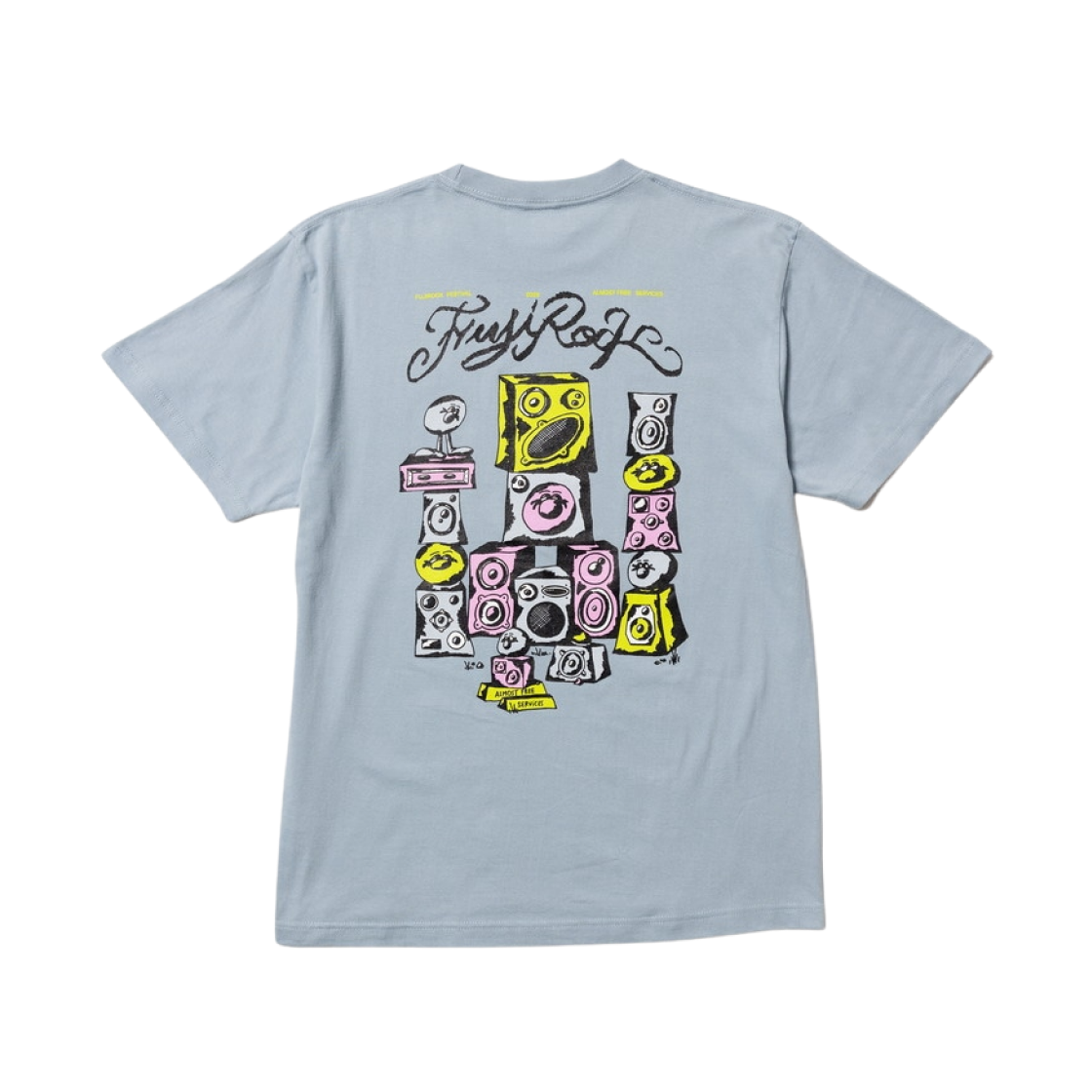 - Beams x Fuji Rock Festival Official Seeing Sounds T-Shirt Light Blue