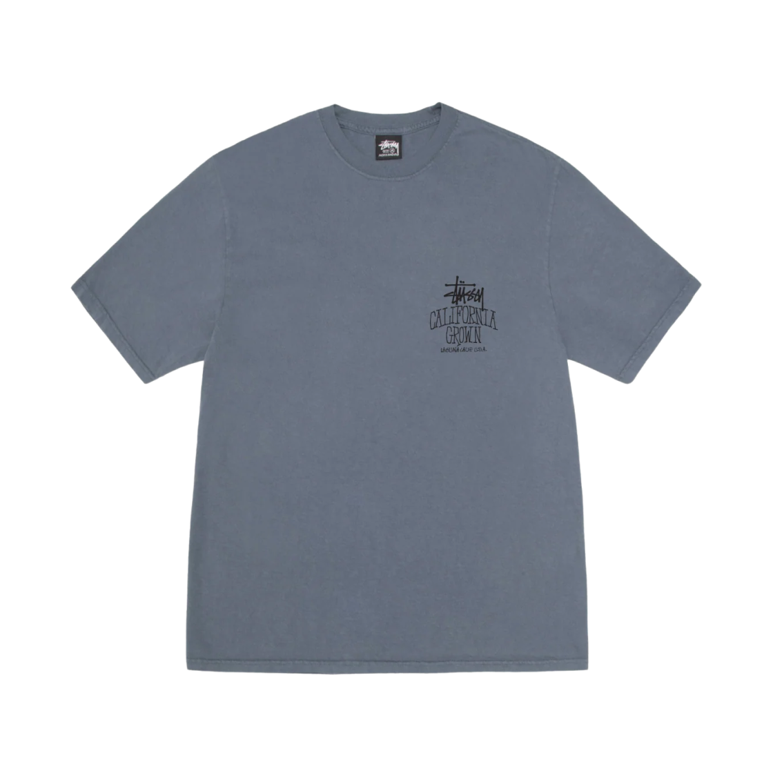 스투시 캘리 그로운 피그먼트 다이드 티셔츠 네이비(Stussy Cali Grown Pigment Dyed T-Shirt Navy) - 2