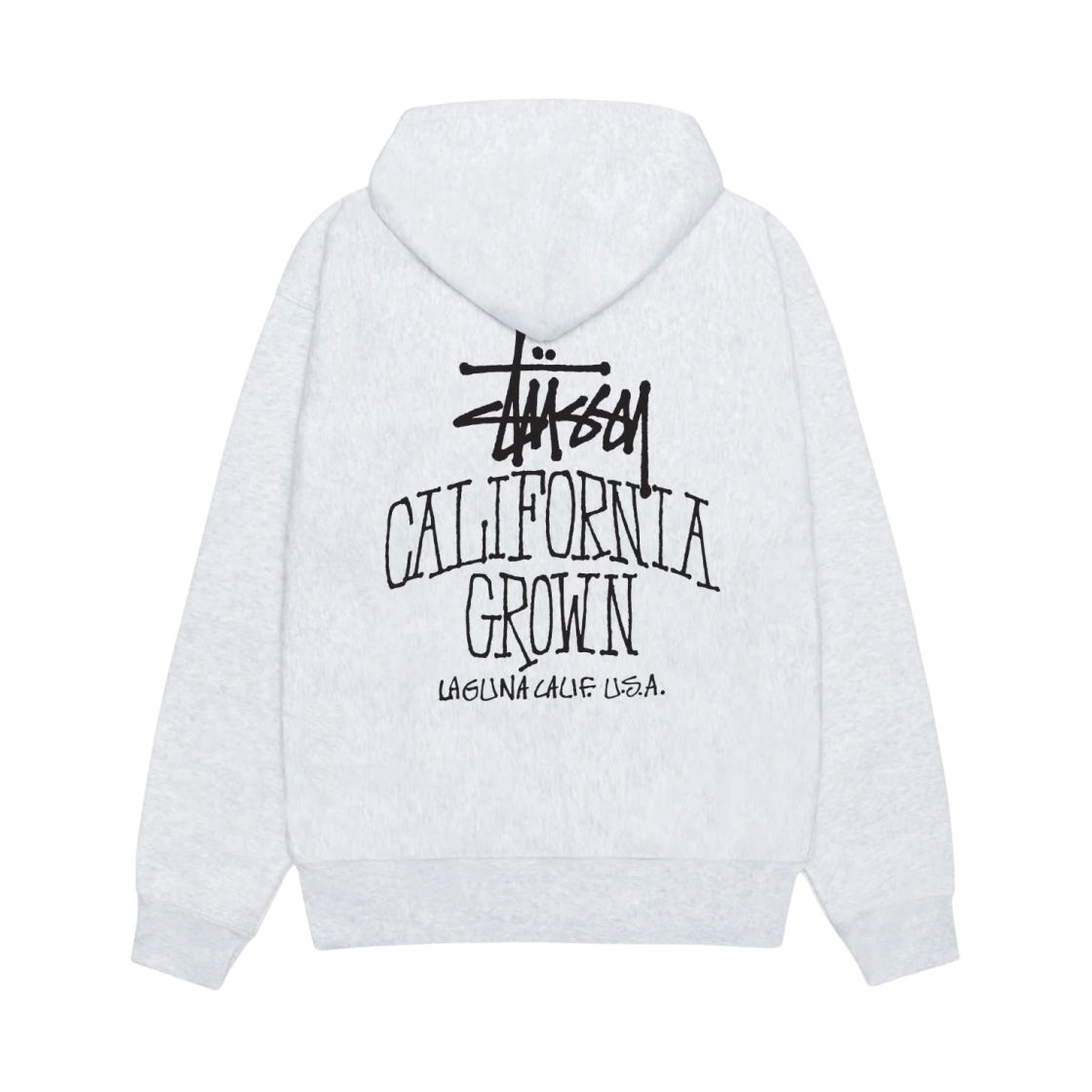 스투시 캘리 그로운 집 후드 애쉬 헤더(Stussy Cali Grown Zip Hoodie Ash Heather) - 2