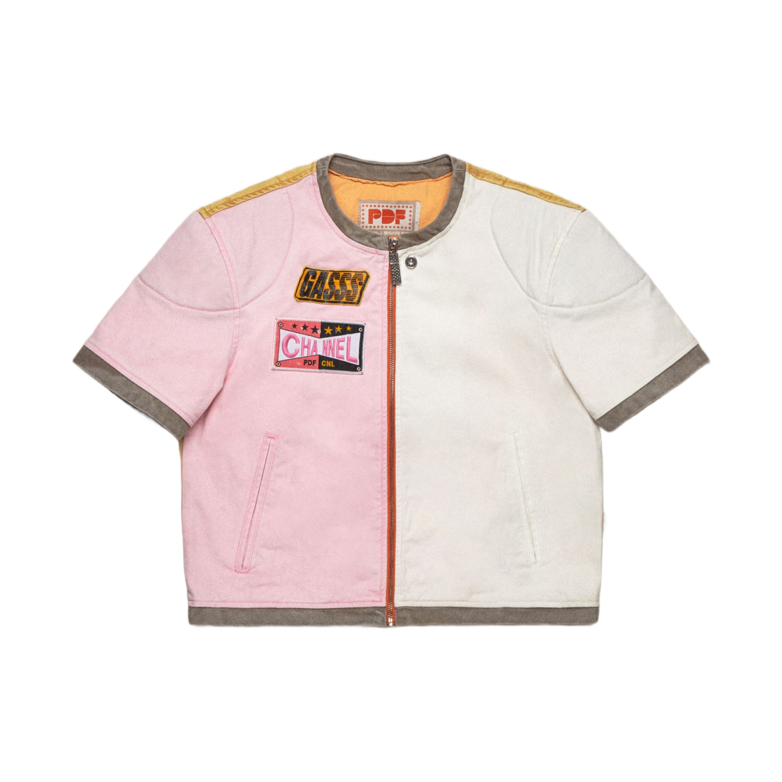 피디에프 채널 쵸퍼 탑 멀티컬러(PDF Channel Chopper Top Multicolor)