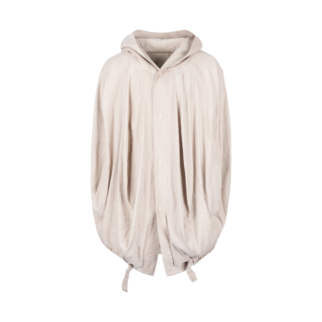 - Jiyong Kim Hooded Balloon Jacket Off White