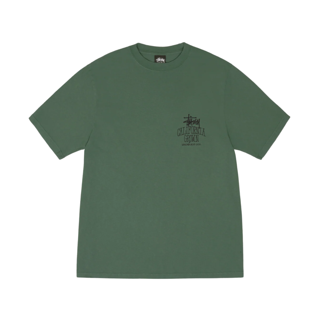 스투시 캘리 그로운 피그먼트 다이드 티셔츠 파인(Stussy Cali Grown Pigment Dyed T-Shirt Pine) - 2