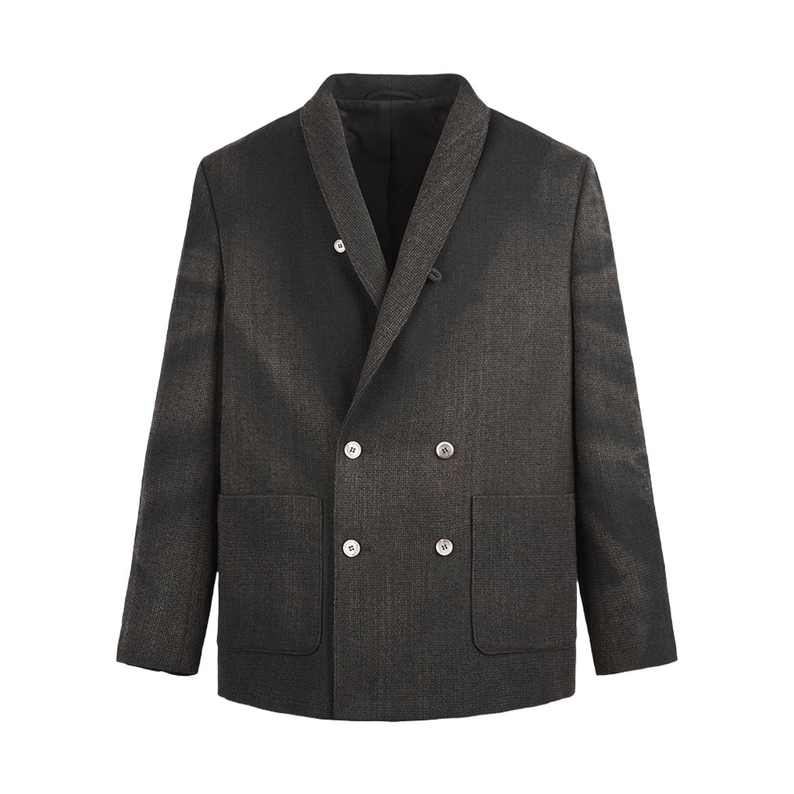 지용 킴 썬 블리치드 테일러드 자켓 블랙(Jiyong Kim Sun Bleached Tailored Jacket Black)