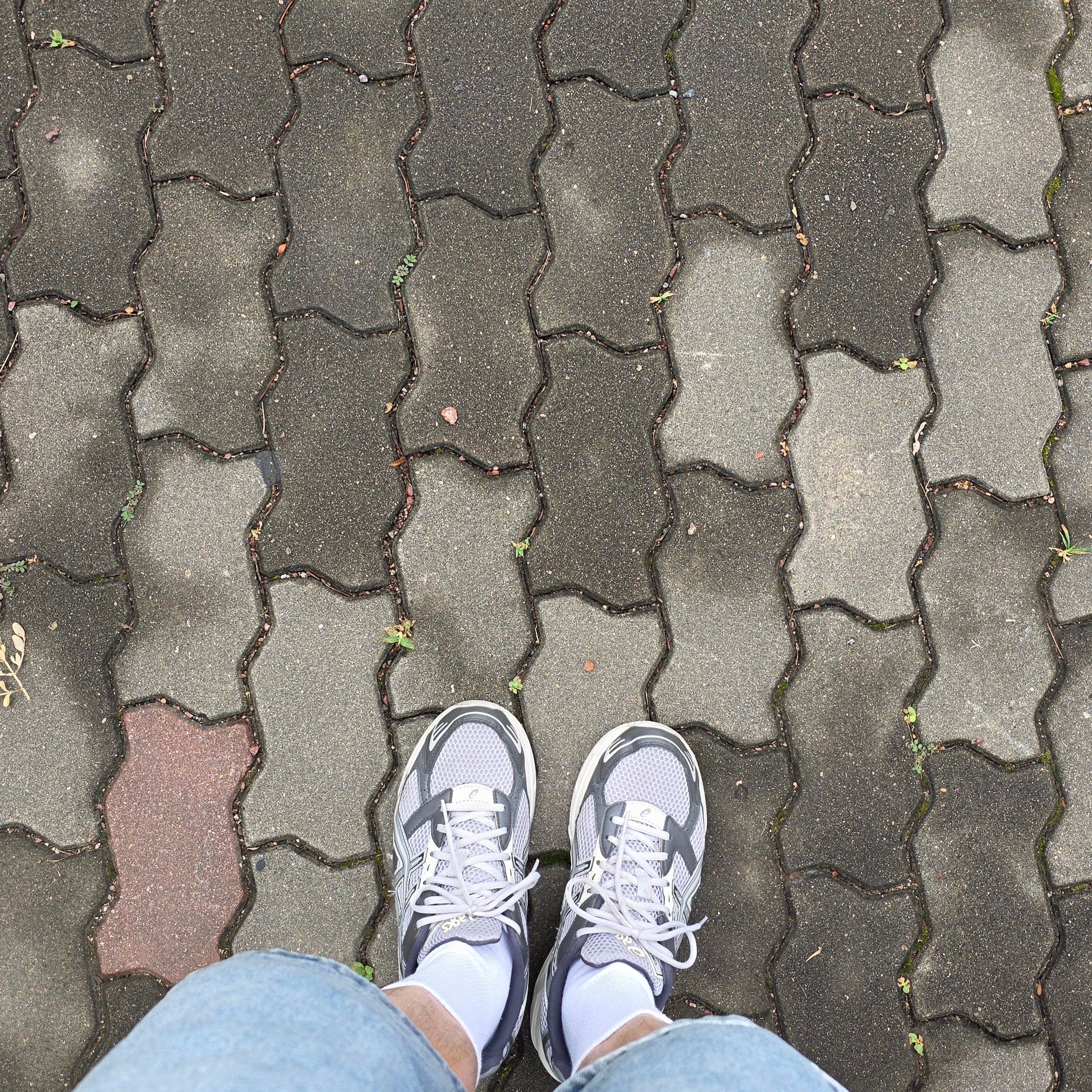 Asics Gel-1130 Oyster Grey Clay Grey 착용 스타일