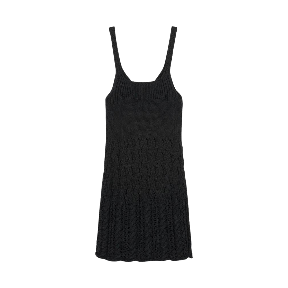 (W) 아크네 스튜디오 니티드 미니 드레스 블랙((W) Acne Studios Knitted Mini Dress Black) - 2