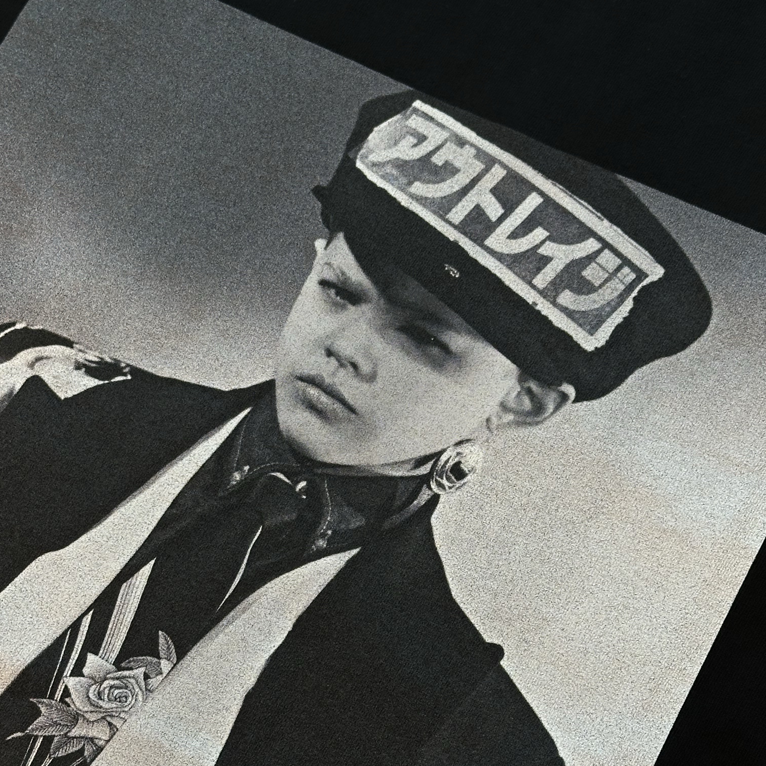 Neighborhood BF S/S T-Shirt Black 착용 스타일 - 2
