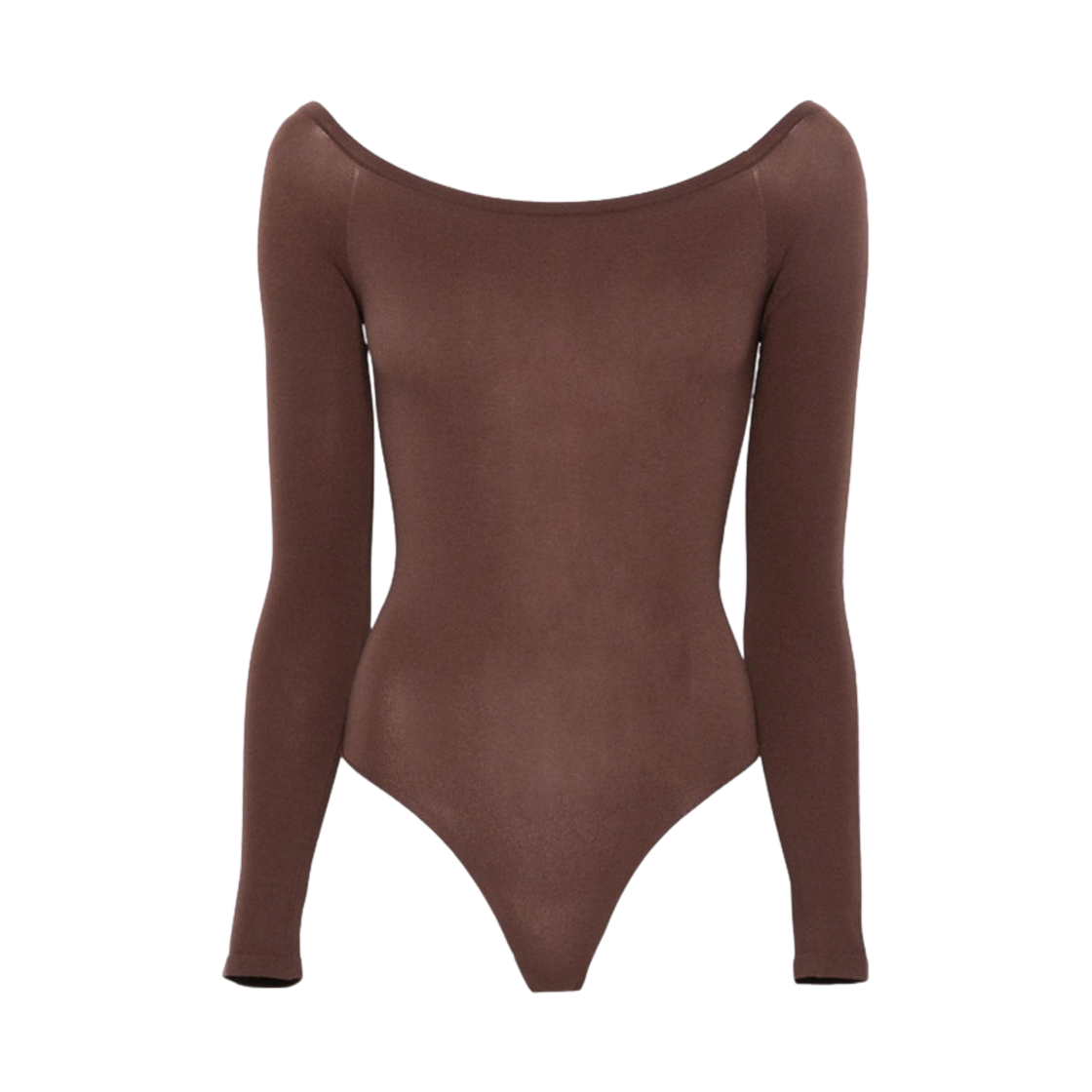 (W) 알라이아 세컨드 스킨 니트 바디수트 카멜((W) Alaia Second Skin Knit Bodysuit Camel)