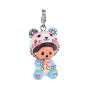 Monchhichi Panda Monchhichi Charm Blue White