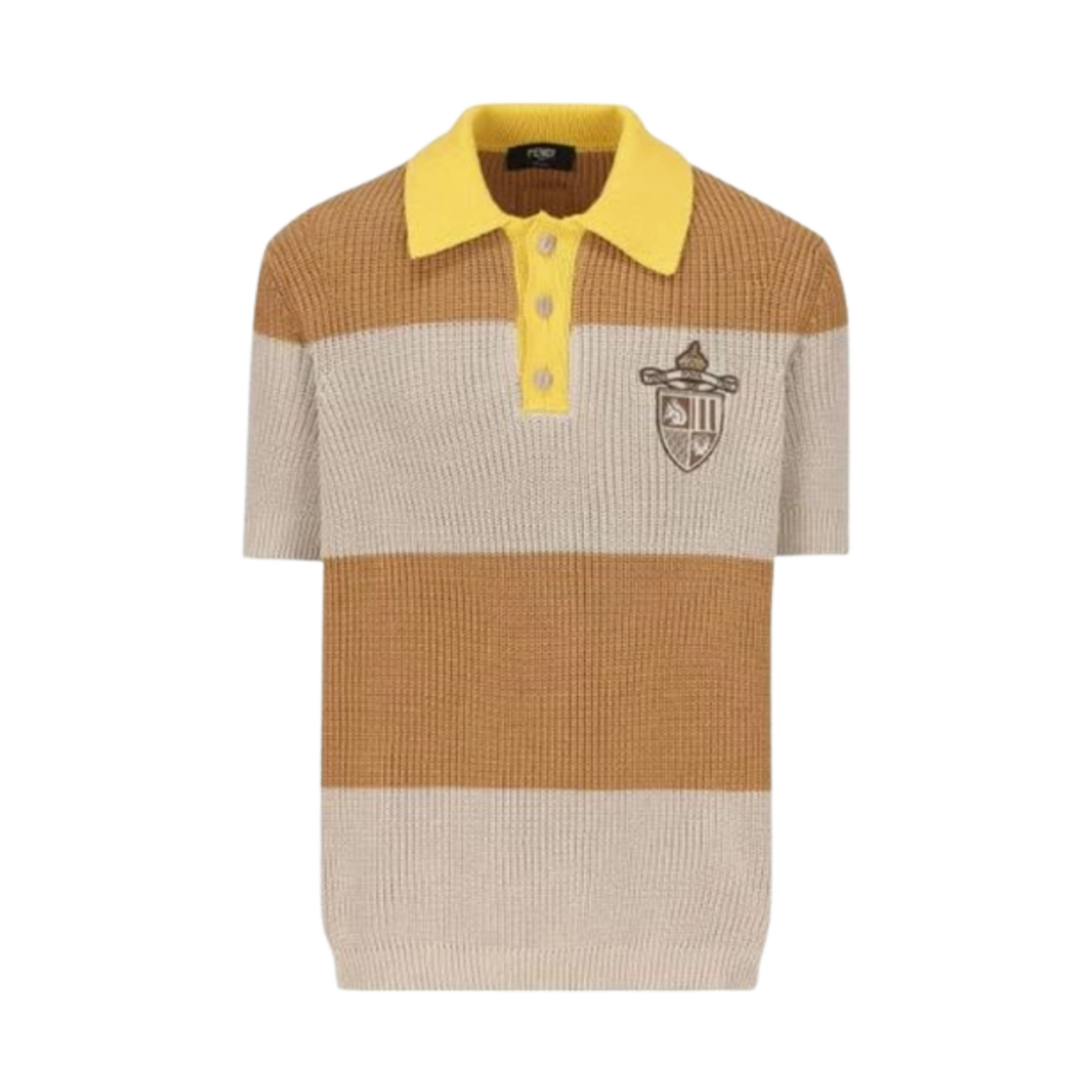 FZC370AU7SF1RWW Fendi Cotton Polo Shirt Multicolor