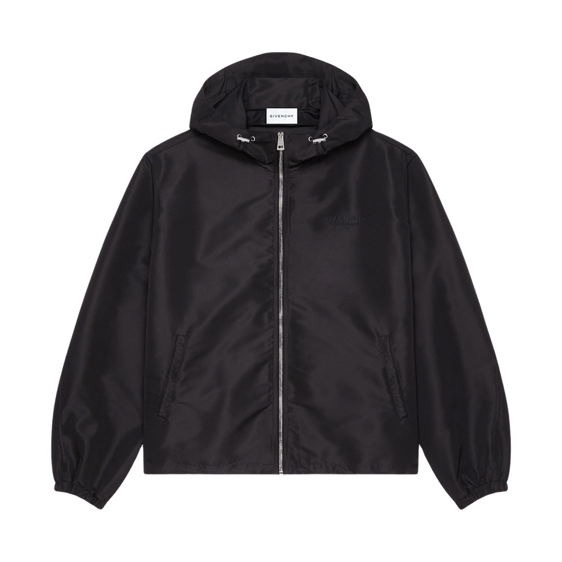 지방시 스탬프 자수 윈드브레이커 블랙(Givenchy Stamp Embroidered Windbreaker Black)